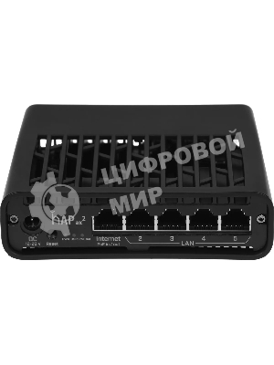 Маршрутизатор mikroTik hAP ax2 C52iG-5HaxD2HaxD-TC WIFI6, 2.4+5Ghz, 5RJ45 1Gbit, 1 POE