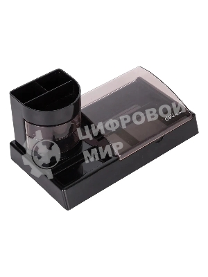 Настольный набор Deli E38254 (16 предметов) пластик, черный