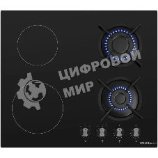 Комбинированная варочная панель HOMSair HG641VBK независимая, черный