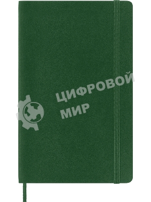 Блокнот Moleskine CLASSIC SOFT QP616K15 Large 130х210 мм 192 стр. линейка мягкая обложка зеленый