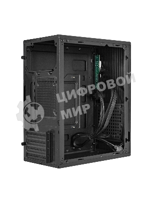 Компьютерный корпус Minitower ExeGate BAA-303MU-UNS450 (mATX, БП UNS450 с вент. 12см, 2*USB+1*USB 3.0, HD Audio, черный)