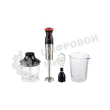 Блендер погружной Energy EN-141, 1200 Вт, 2 скорости, стакан для смешивания, венчик, измельчитель