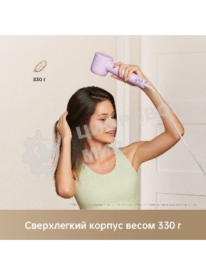 Фен Dreame Hair Gleam AHD12A сиреневый, 1600 Вт, ионизация