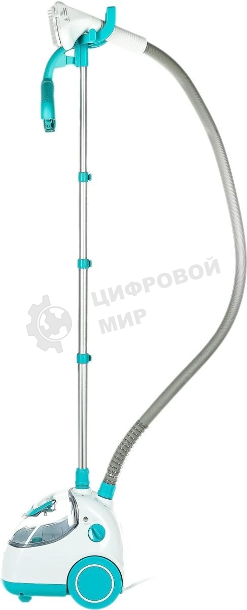 Отпариватель Kitfort КТ-957 белый/бирюзовый, 1500 Вт, 25 г/мин, 1900 мл