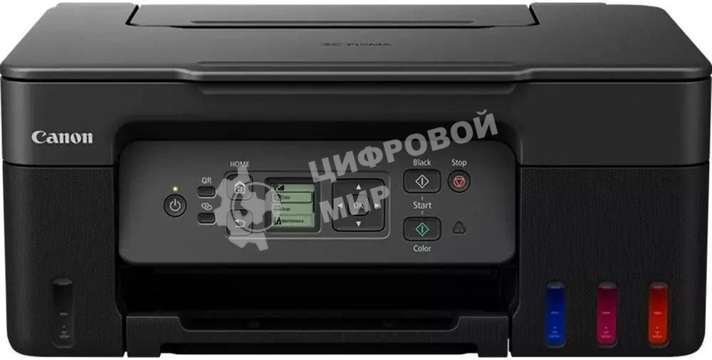 МФУ струйное Canon Pixma G3470 (5805C029AA), A4, цветной, печ. до 11/6 стр/мин. (ч/б/цв.), 4800 x 1200 dpi (печ.), 600x1200dpi (скан.), USB, Wi-Fi черный