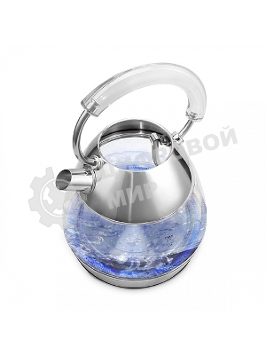 Чайник электрический BQ KT1737G стальной. Чайник, Мощность: 2200 Вт, Объем: 1.7 л