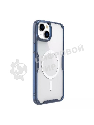Чехол Nature TPU Pro Magnetic Case, синий, (AP IP15)