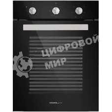 Духовой шкаф электрический встраиваемый HOMSair OEF451BK черный