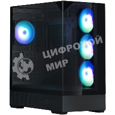 Компьютерный корпус ZALMAN P40 Prism Plus, ATX, черный, WINDOW, 3xCombo (3.5'' or 2.5
