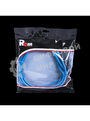 Шнур питания с фиксатором REM IEC 60320 C19/IEC 60320 C20, 16 А/250 В (3 x 1,5), длина 1,8 м, синий R-16-Cord-C19-C20-1.8-Blue