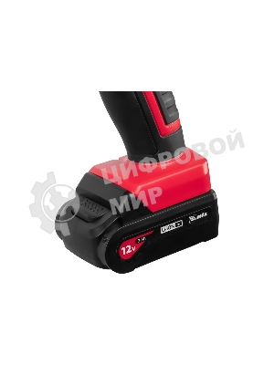 Дрель-шуруповерт MTX MCDL-12-02, 12 В, 2 Ач, 20 Нм, щеточный