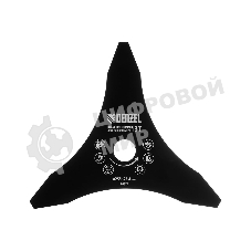 Диск для триммера Denzel 255 х 25,4 мм, толщина 1,6 мм, 3 лезвия