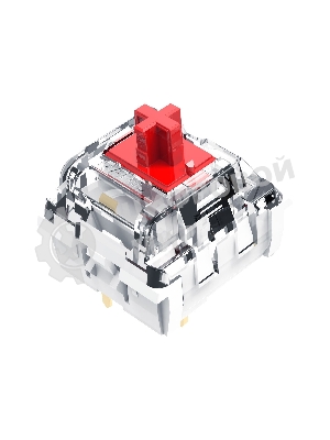 Клавиатура проводная механическая Gembird KB-G600, 87кл, Rainbow, красн.свитчи, 1.8м, черная