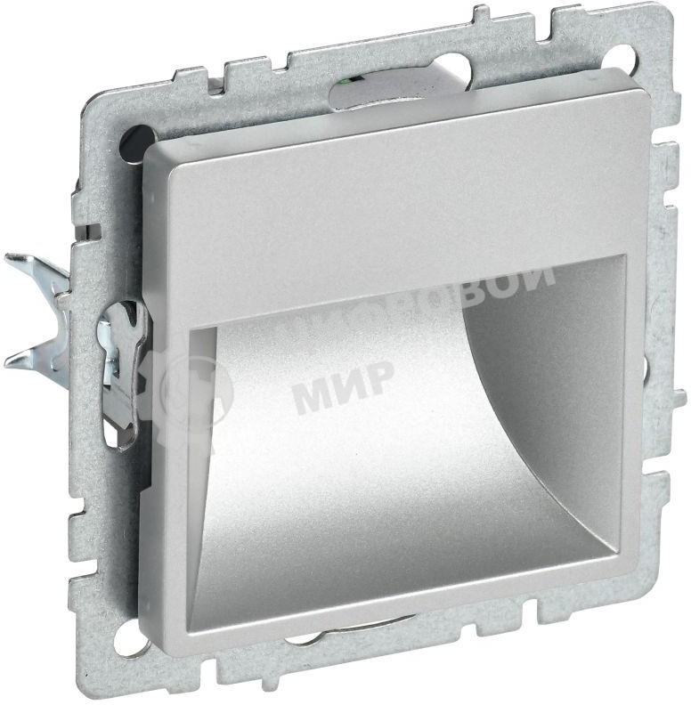 Подсветка светодиодная встраиваемая IEK BRITE ПЛ20-БрА (BR-FL20-K47) алюминий