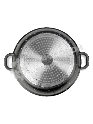 Сотейник Lara LR02-213 4.8 л, 32 см, литой алюминий, с крышкой