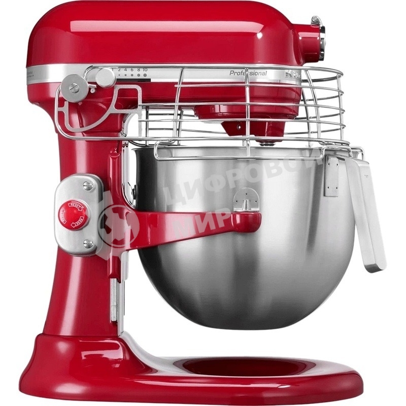 Миксер с подъемной чашей KitchenAid 5KSM7990XEER Professional 6.9 л красный