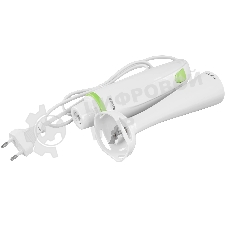 Блендер погружной Ergolux ELX-HB01-C34 (13124) 1 скорость 250 Вт, 220-240В пласт. бело-салатовый