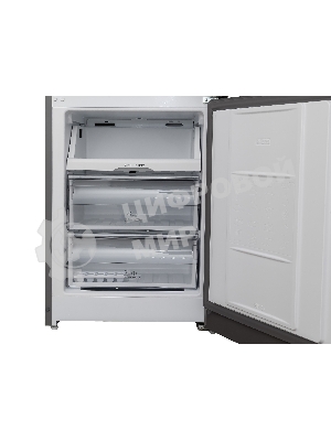 Холодильник Hotpoint HT 5200 C MX мраморный двухкамерный, 240/83л, морозилка снизу, No Frost
