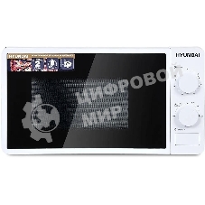Микроволновая печь Hyundai HYM-M2003 белый, 20 л, 700 Вт, переключатели - поворотный механизм