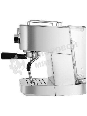 Кофеварка рожковая Maunfeld MF-721S PRO нержавеющая сталь, исп. кофе - молотый/чалды, 1.5 л, 1140 Вт, 15 бар