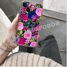 Чехол (клип-кейс) Gresso Air для Apple iPhone 13 прозрачный/рисунок gr17aaae9102