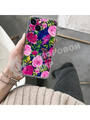 Чехол (клип-кейс) Gresso Air для Apple iPhone 13 прозрачный/рисунок gr17aaae9102