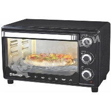 Мини-печь Sakura SA-7000BP 27л, духовка 1500Вт, механ.управление, чёрный