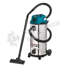 Строительный пылесос Bort BSS-1640-STORM синий, 270/1600 Вт, уборка сухая/влажная, пылесборник мешок/контейнер, 40 л
