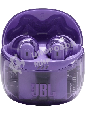 Наушники TWS JBL Tune Flex 2 призрачно-фиолетовый, вкладыши/внутриканальные (трансформер), Bluetooth, адаптивное шумоподавление