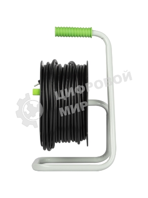 Удлинитель силовой ЭРА GREEN LINE KAT-3x1.5-40m Greenline на катушке пластик 4 розетки с заземлением 40м ПВС 3x1.5мм2