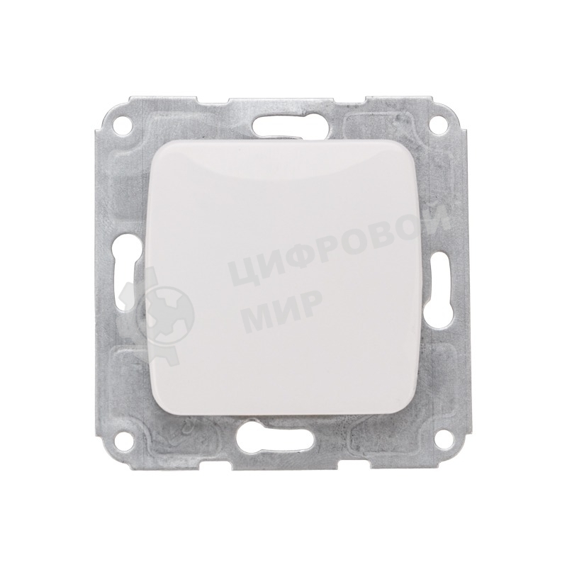 Выключатель м1кл с/у 10А мех. белый Kranz (1/10/120)