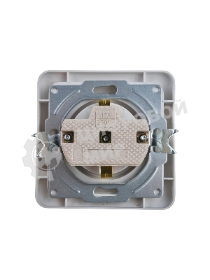 Розетка 1-м CLASSICO с заземл. 2028 бел. ASD/IN HOME 4680005959907