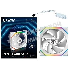 Вентилятор для корпуса Lian Li Uni Fan SL Wireless 120 ARGb белый, 120 мм, 2000 об/мин, 28.5 дБ, 4 pin