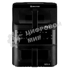 Аэрогриль Brayer 2048BR черный, 2500 Вт, 10 л, сенсор, 10 программ