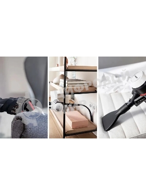 Пылесос вертикальный Bosch BBS711W черный/белый, питание от аккумулятора, 18 Вт, уборка сухая, пылесборник 0.3 л