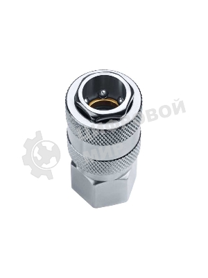 Переходник штуцер ″елочка″ 6 мм - рапид муфта, с хомутом ЗУБР Профессионал