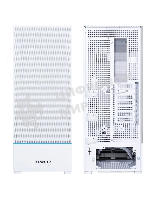Компьютерный корпус MidiTower Lian Li SUP 01 белый RGb (ATX, без БП, ARGb, 2xUSB3.2 Type-A + USB3.2 Type-C) (G99.SUP01W.00)