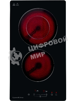 Электрическая варочная панель Zigmund & Shtain CN 42.3 B Hi-Light, независимая, черный