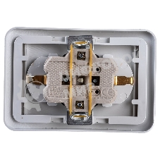 Розетка 2-м CLASSICO с заземл. 2128 белый ASD/IN HOME 4680005959921