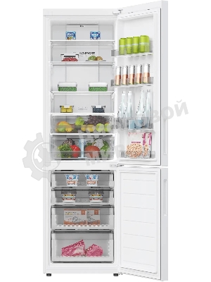 Холодильник Haier C2F620CWU1 белый двухкамерный 278/108л морозилка снизу, No Frost