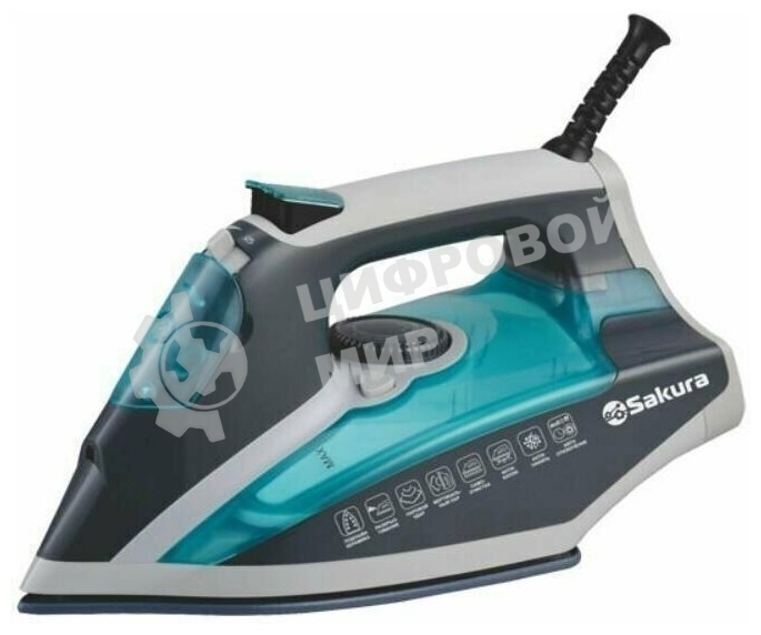 Утюг Sakura SA-3061CG Premium 2600 Вт керам.подошва автооткл пар.увлажнение самоочист
