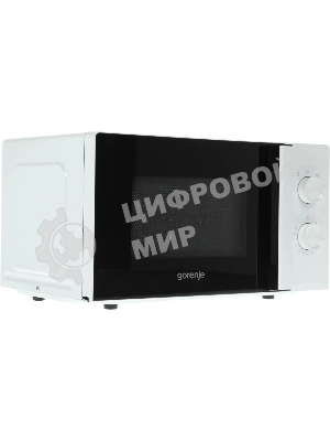 Микроволновая печь Gorenje MO20E1WH белый, 20 л, 800 Вт, переключатели - поворотный механизм