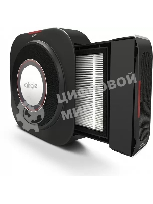 Очиститель воздуха Airgle AG25 чёрный, 9 Вт, 15 м², HEPA-фильтр, угольный фильтр, фотокаталитический фильтр