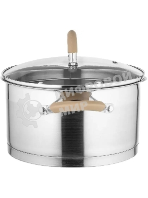 Кастрюля Lara LR02-343 Берлин 4,4 л 22x12 см нержавеющая сталь, с крышкой