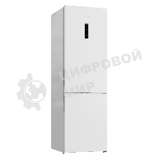 Холодильник Hotpoint HDKP 7201 W белый двухкамерный 267/100л морозилка снизу, No Frost
