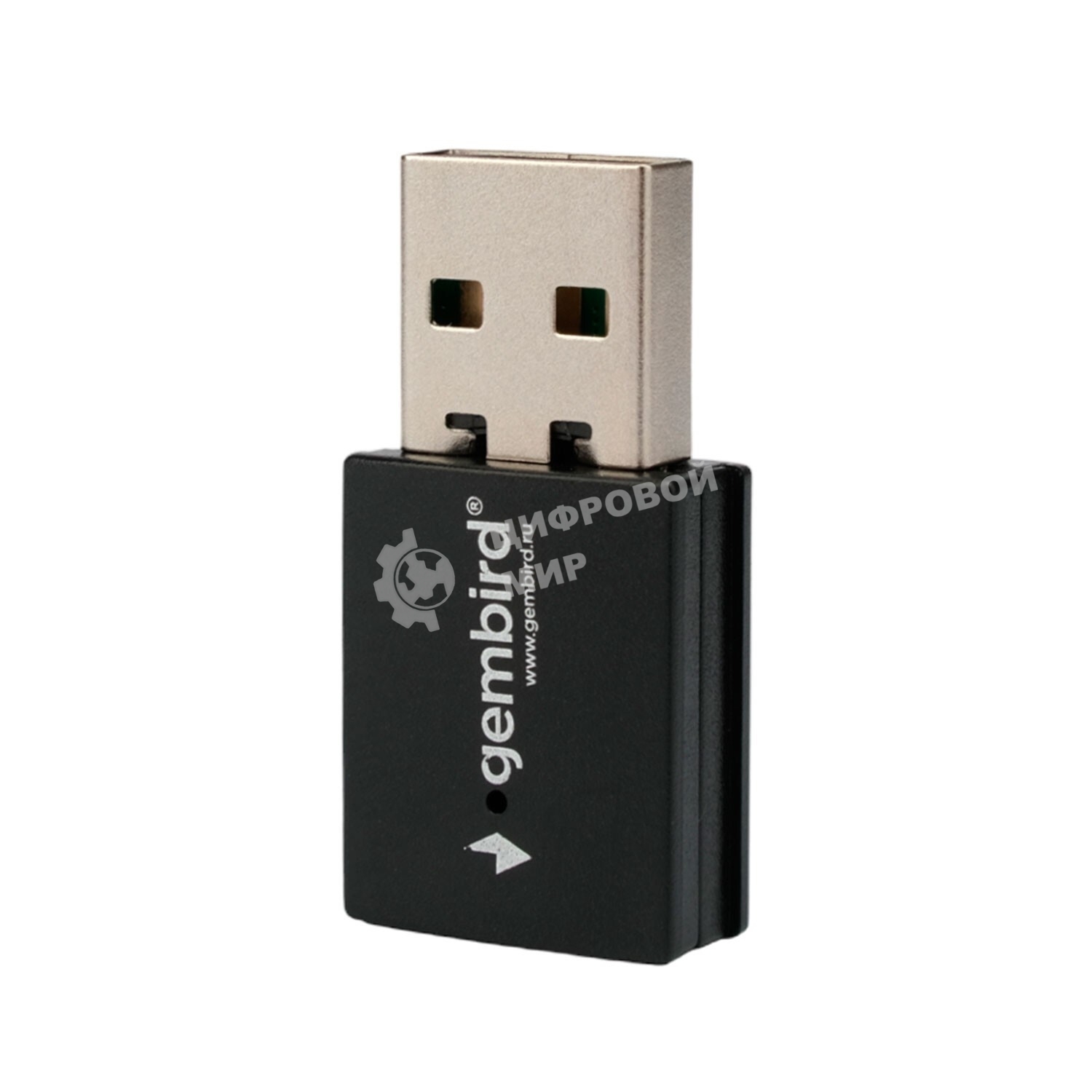 Сетевой адаптер Wi-Fi+Bluetooth Gembird WNP-UA-018 двухдиапазонный мини, 600 Мбит, USB, 802.11b/a/g/n/ac