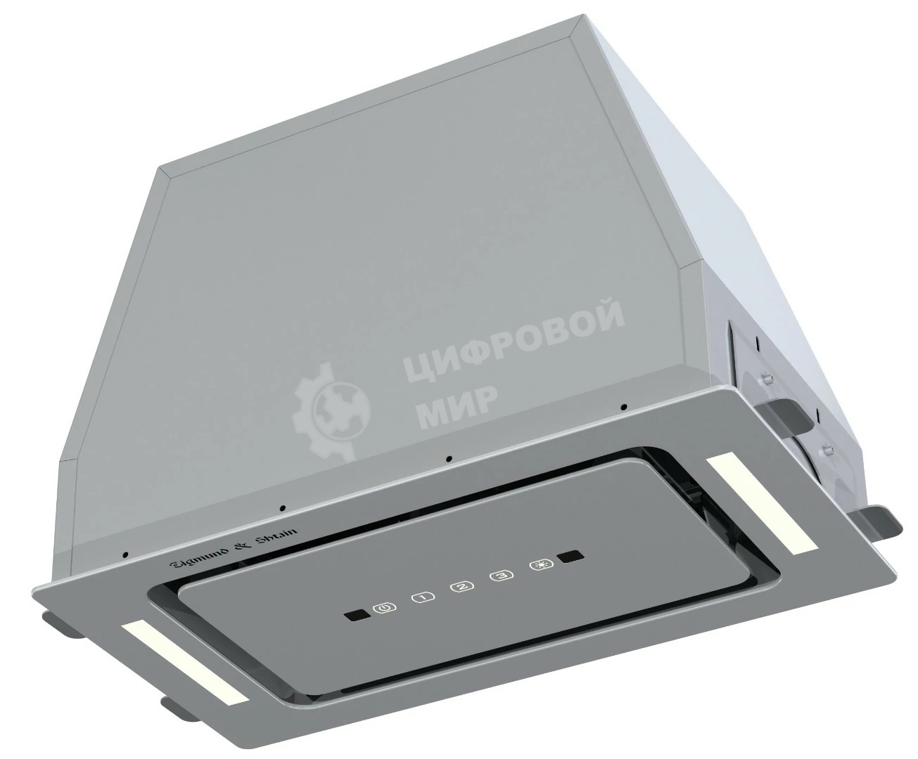 Вытяжка встраиваемая Zigmund & Shtain K 014.5 S нержавеющая сталь, 52 см, 1100 куб. м/ч, 62 дБ