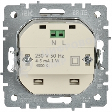 Подсветка светодиодная встраиваемая IEK BRITE ПЛ20-БрА (BR-FL20-K47) алюминий
