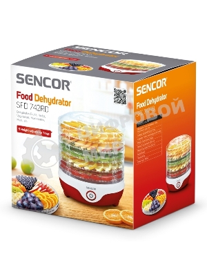 Сушилка для овощей и фруктов Sencor SFD 742RD