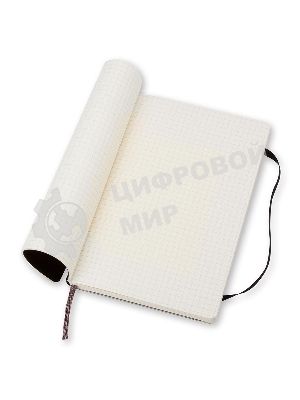 Блокнот Moleskine CLASSIC SOFT QP617 Large 130х210мм, 192 страниц, клетка, мягкая обложка, черный